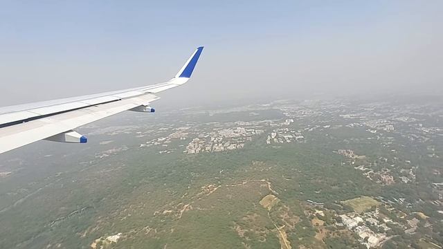 Landing at Terminal 3 IGI Airport Delhi | Indigo beautiful approach to T3 Delhi? смотреть онлайн