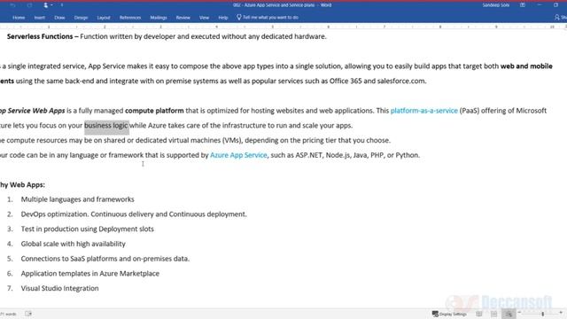 Microsoft Azure Web App Introduction смотреть онлайн
