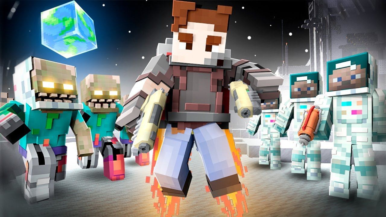 НАСЕЛЕНИЕ ЛУНЫ меня ШОКИРОВАЛО! 100 Дней Выживание в Майнкрафт с Паразитами. Армия Подписчиков. смотреть онлайн