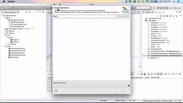 Making A Java Game Using Slick2D | Episode 5: Escape Menu смотреть онлайн