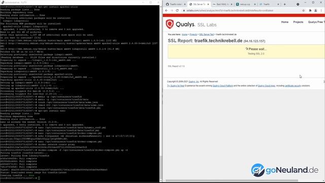 Traefik v2 – Reverse Proxy unter Docker einrichten смотреть онлайн