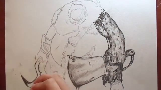 Speed Drawing: Pudge (Dota) | Selbor смотреть онлайн