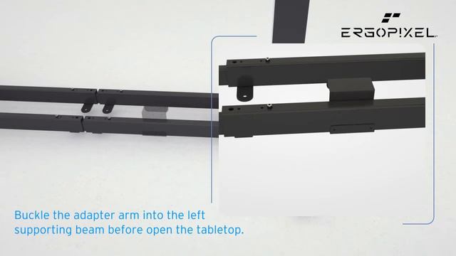 Ergopixel Altura Series Adjustable Gaming Desk XL (GD-0004A) Assembly Video смотреть онлайн