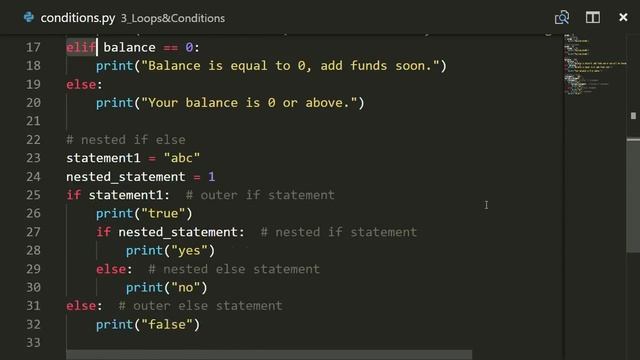 Python Conditions смотреть онлайн