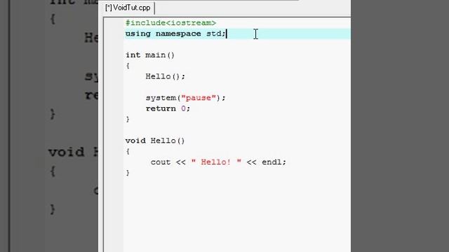 C++ Tuts: Void смотреть онлайн