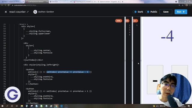 React 1 - useState and JSX UI - with Counter as demo - code at SoloLearn смотреть онлайн