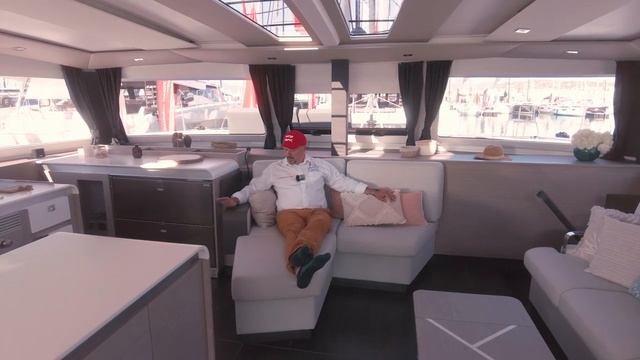 Fountaine Pajot Aura 51 Electric Catamaran Review #Interparus
