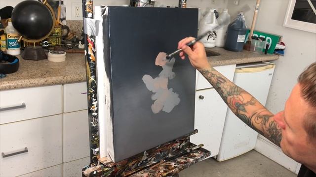 Painting demonstration on slowing the dry time of your paints смотреть онлайн