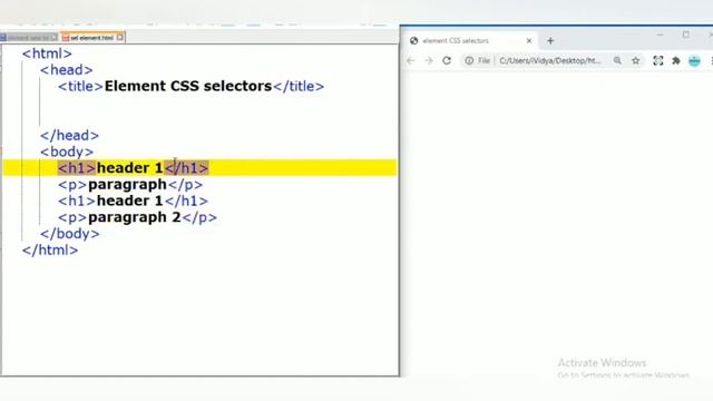 Element selector| element selector in css смотреть онлайн