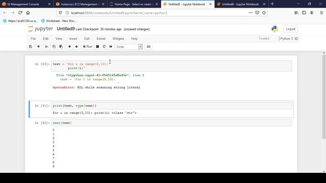 How to execute a STRING which is actually a python statement (using exec keyword) смотреть онлайн