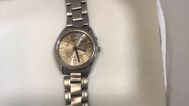 Мужские наручные часы Orient 3 Stars серебристые crystal 21 jewels смотреть онлайн