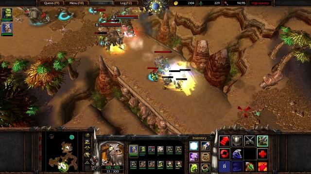 #5 Кровавые скалы / Warcraft 3 The Invasion of Kalimdor: Revamp прохождение смотреть онлайн