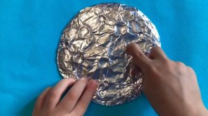 Как сделать ЛУНУ из Фольги и Картона Поделки на тему КОСМОС к 12 апреля Своими руками