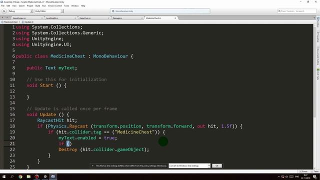 Аптечка в Unity,уроки по Unity 3D на русском,как создать игру смотреть онлайн