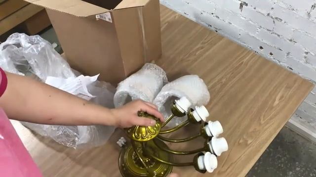 Обзор люстры потолочной  ПЕТРАСВЕТ S2116-6. 7 лет гарантии. Не требует сборки.