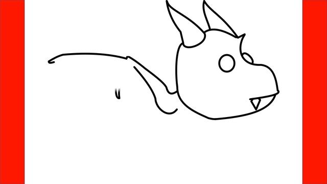 How To Draw Dragon From Roblox Adopt Me - Step By Step Drawing смотреть онлайн