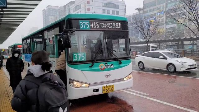 [경기성남]375번 NEW BS106 2016 디젤 정류장 정차/발차 смотреть онлайн