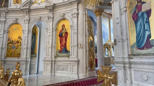 Всенощное бдение Спасо-Преображенский собор г.Одесса смотреть онлайн