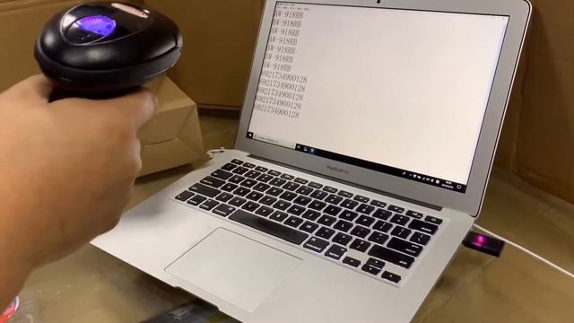 Asianwell AW-918RB wireless Bluetooth 2D barcode scanner смотреть онлайн