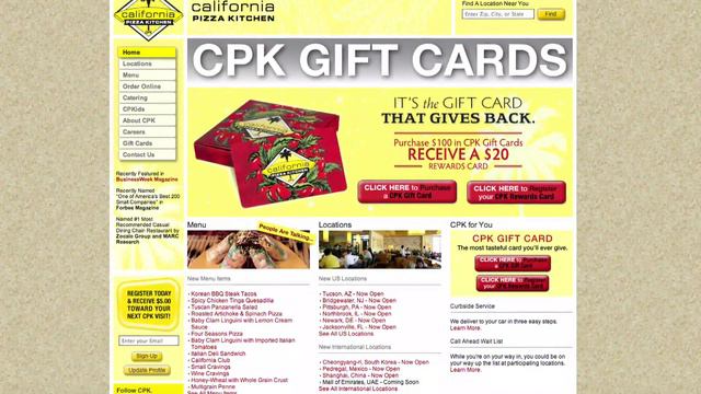 California Pizza Kitchen Coupons смотреть онлайн