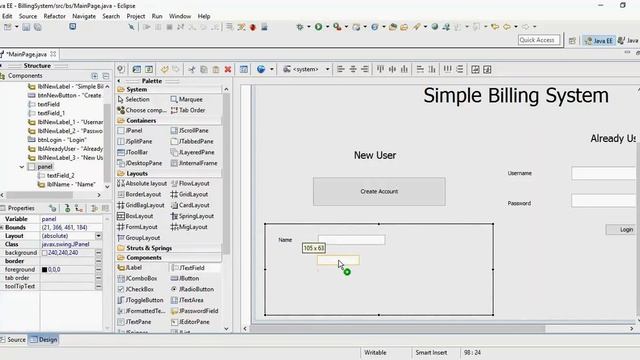Billing Software Part 1 : Rapid Application Development (RAD) Software Java Swing - Intact Abode смотреть онлайн