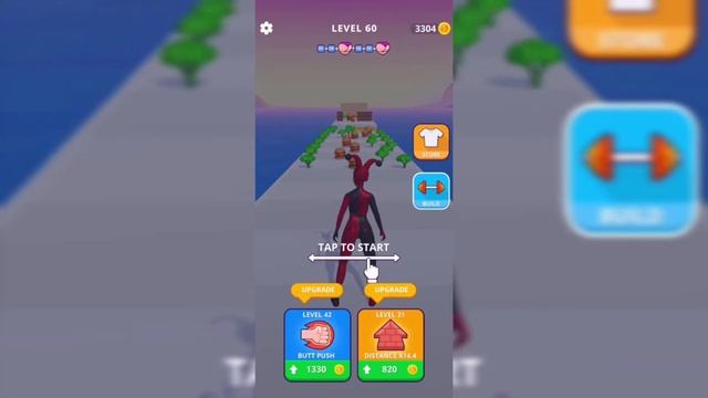 Twerk Race 3d All Level Gameplay Android, iOS LV 55-65| Twerk Race смотреть онлайн