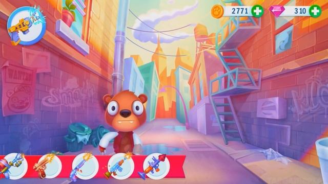 Despicable Bear - Gameplay Walkthrough Part 2 - Firearms (iOS) смотреть онлайн