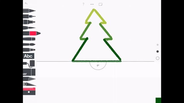 How To Draw A Simple Christmas Tree (On Sketches School) смотреть онлайн