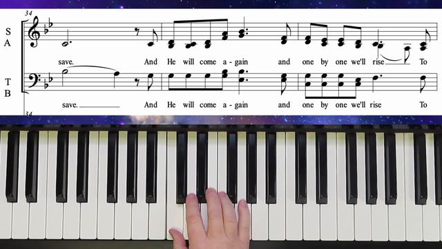 Risen - SATB - Edwards - II Soprano (Soprano) Practice with Brenda смотреть онлайн