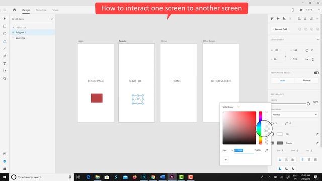 Interaction design - Mobile UI/UX design - adobe xd | UI/UX design смотреть онлайн