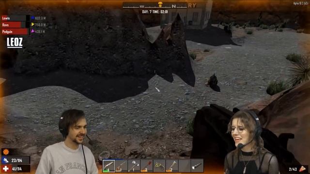 LEWIS CANT BUILD! - Colony Crew w/ Lewis, Leo, Pedguin & Ravs! - 7 Days to Die! - 18/01/20 смотреть онлайн
