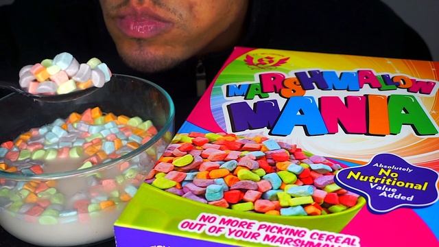 ASMR MARSHMALLOW MANIA CEREAL CANDY MUKBANG EATING SOUNDS JERRY CRUNCHY SWEETS NO TALKING смотреть онлайн