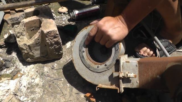 Самодельная газовая горелка с турбиной для магистрального газа. смотреть онлайн