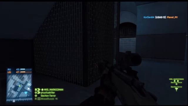 Battlefield 3 M40A3 Acog gameplay смотреть онлайн