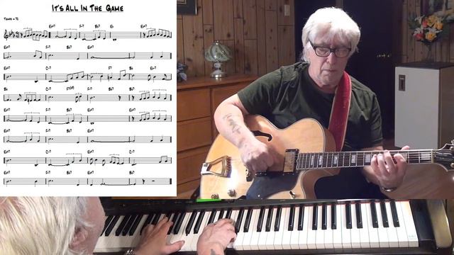 It's All In The Game - Jazz guitar & piano cover смотреть онлайн