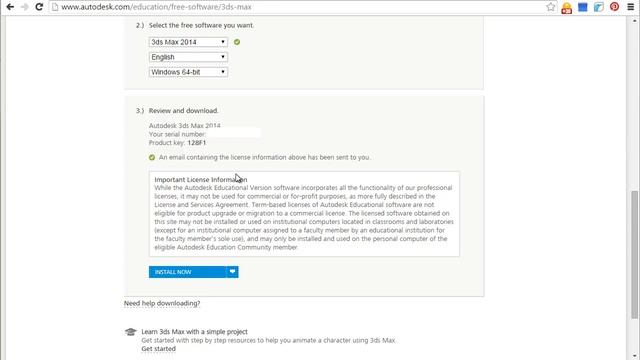 Скачать 3D Max с нового сайта Autodesk. Инструкция как установить 3D Max. Скачать 3D Max бесплатно.