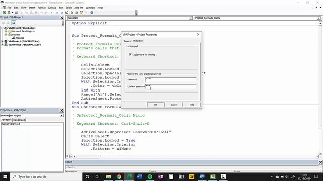 Protect an Excel VBA Project - Hide VBA Code from Users смотреть онлайн
