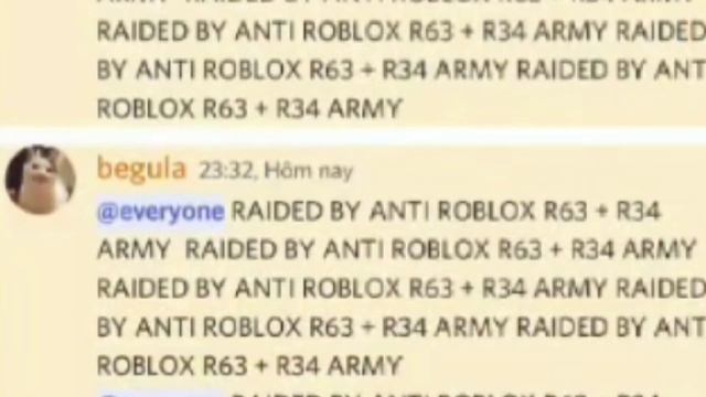 ANTI ROBLOX R34 + R63 NEW ORDER VS DIVINE RR34 + R63 DISCORD RAID FULL VIDEO смотреть онлайн