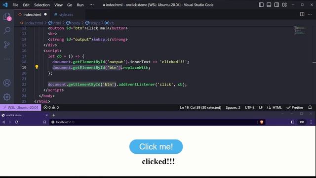 How to remove click event listener in JavaScript смотреть онлайн