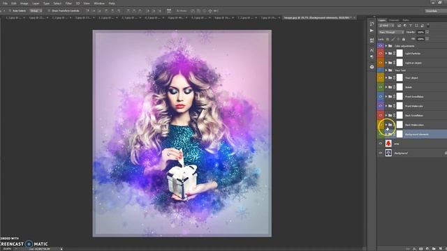 Christmas 2 Photoshop Effect Tutorial смотреть онлайн