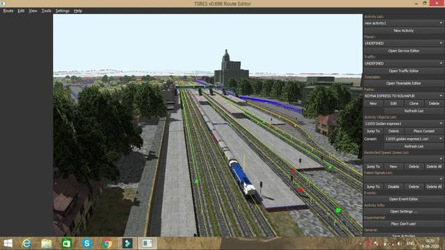 How to make a simple activity for OPEN RAIL & MSTS by using TSRE5 ?? смотреть онлайн