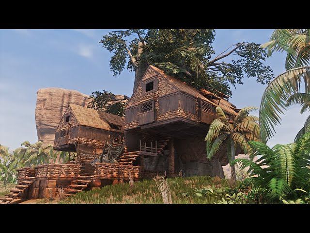 How To Build A Treehouse. Beginner Base. Conan Exiles Update 3.0 Age Of Sorcery  Battle Pass Season1