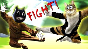 Чика САМЫЙ СИЛЬНЫЙ Кот в Мире! БОЙ с КАРТУН КЭТОМ!
