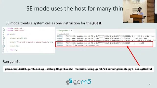 gem5 bootcamp 2022: Using SE mode, traffic generators, etc. смотреть онлайн