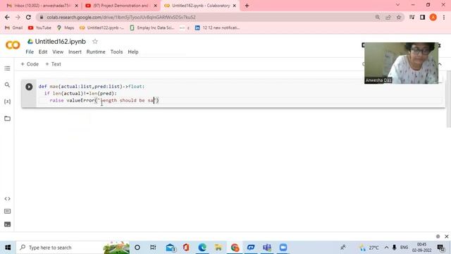 its all about mean absolute error using python function смотреть онлайн