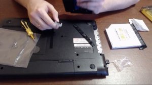 Установка жесткого диска на место CD ROM  в ноутбуке