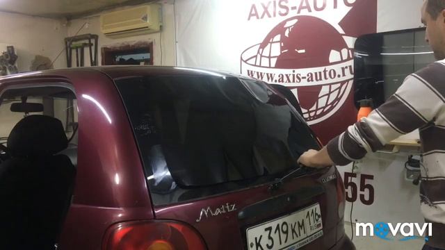 Тонируем Matiz не снимая карты. смотреть онлайн