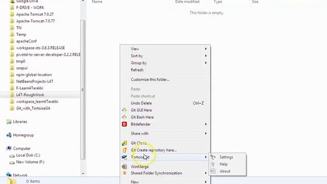 TortoiseGit Tutorial 2 How to clone Git Repository смотреть онлайн