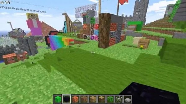 Minecraft - Classic 0.30 Multiplayer Gameplay
