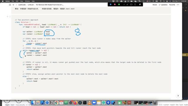 [LinkList fast slow pointer] 19. Remove Nth Node From End of List смотреть онлайн